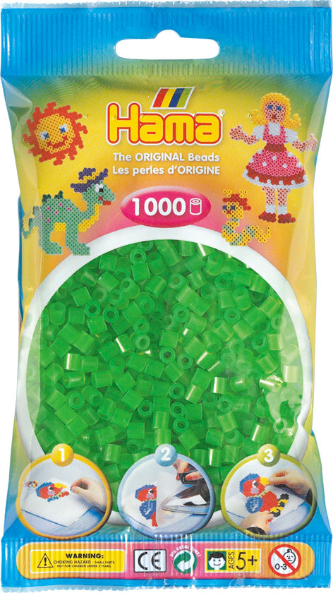 Hama Helmet Midi 1000 kpl Vihreä Neon