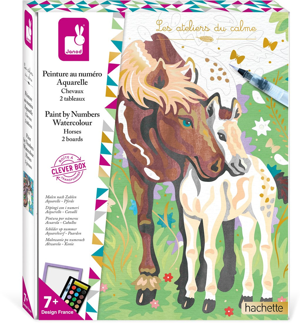 paint by numbers hevoset