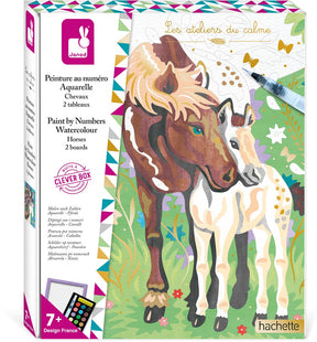 paint by numbers hevoset