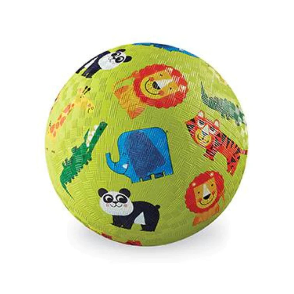 Luonnonkumipallo 18cm Viidakon Ystävät